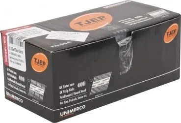 TJEP DE 25/50 Streifennägel 34° Rillen, Decra schwarz Feuerverzinkt