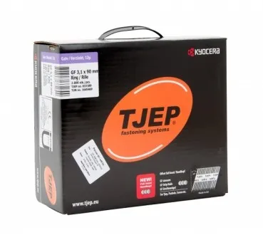 TJEP GF 31/90 Streifennägel 34° Rillen Verzinkt, Maxibox