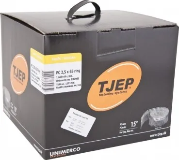 TJEP PC 25/65 Rillennägel Rostfrei 4A Linsenkopf