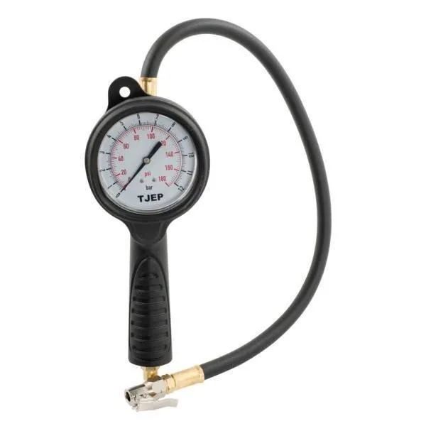 TJEP Ausblaspistole, mit Manometer 0–12 bar