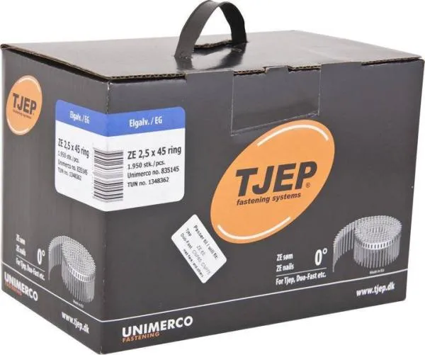 TJEP ZE25/45 Gips, Rille verzinkt