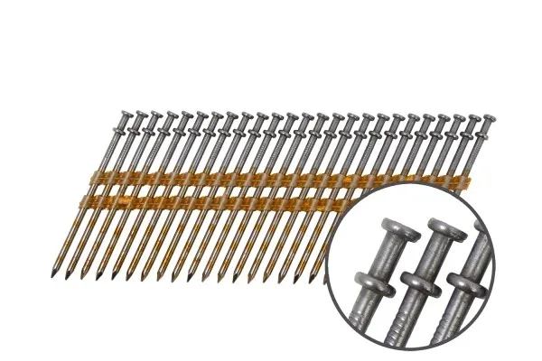 TJEP FH 33/75 Glatte Streifennägel, Duplex Nägel