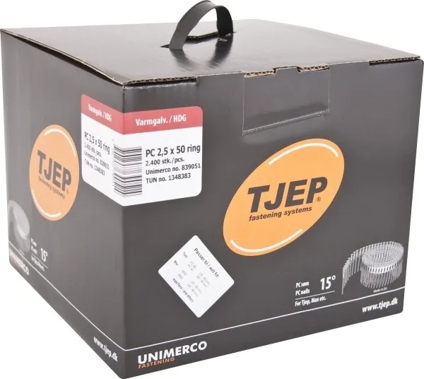 TJEP PC 25/50 Rillennägel Feuerverzinkt