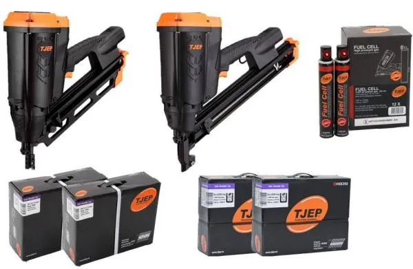 TJEP KA 4060 GAS 2G Ankernagler inkl. 3.600 Ankernägel, 4 Gaskartuschen