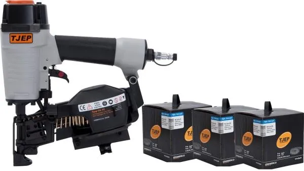 TJEP TA-45 Dachpappnagler inkl. 5.760 Rillennägel